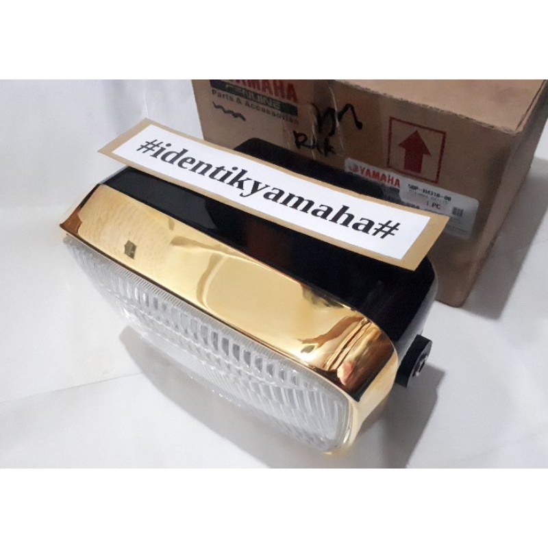 Lampu depan oval ori rx king SE gold 2003 headlamp rx king gold SE 2003 lampu oval rx king 2003 spec