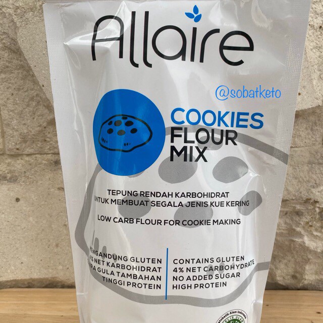 ALLAIRE Cookies Flour 500 gr Tepung Kukis Keto / Low carb @500gram