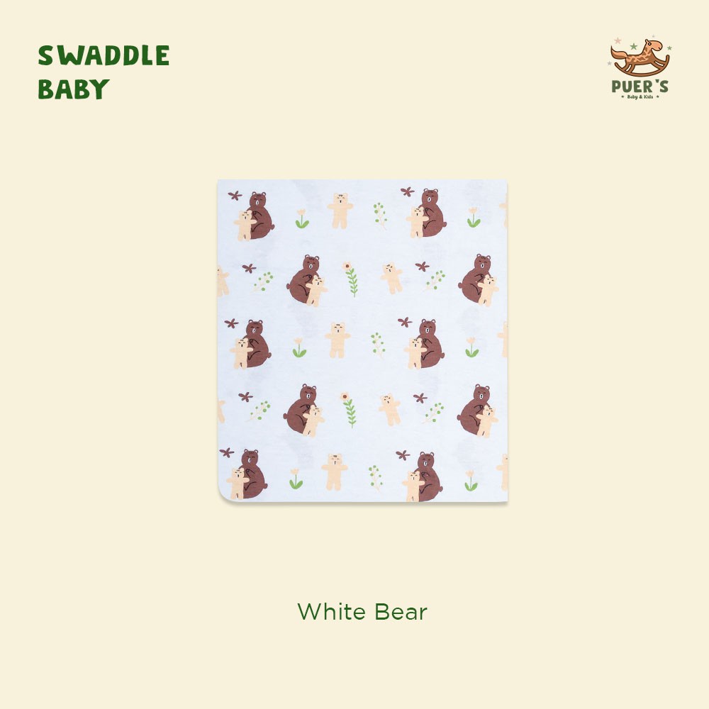 BEDONG BAYI (SWADDLE BABY) PUER'S WHITE BEAR