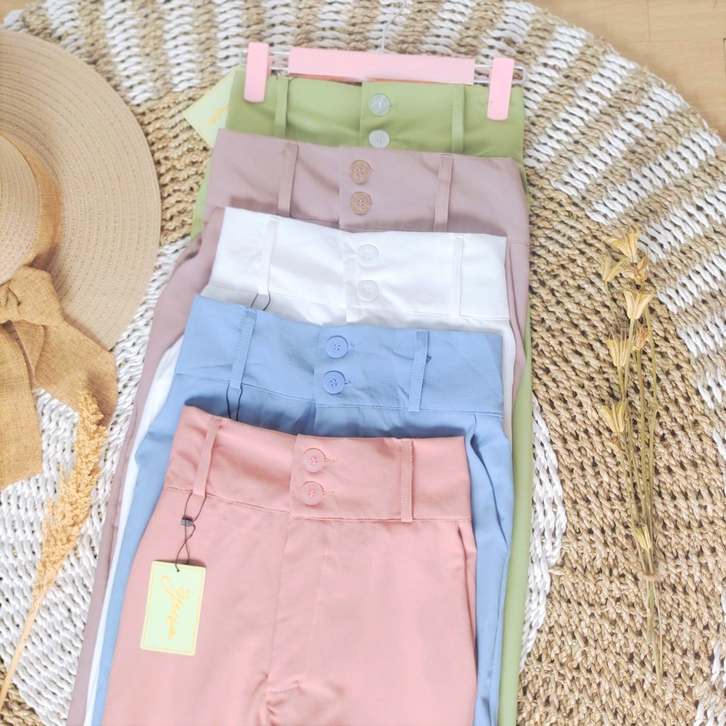 ROSELLA PANTS/CELANA BAHAN KATUN/ CELANA/ CELANA WANITA