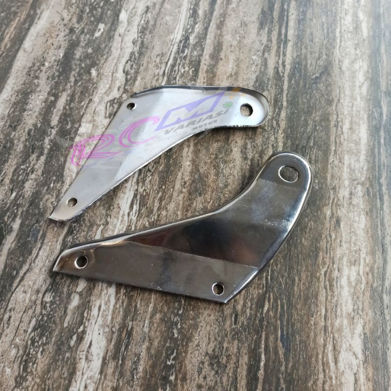 Dudukan pangkon plat Knalpot standard CB100 CB125 CG125 plat samping Gantungan knalpot