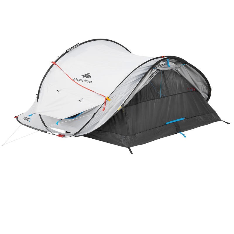 QUECHUA 2 Second 3 Fresh&amp;Black Tenda Tent Camping Untuk 3 Orang