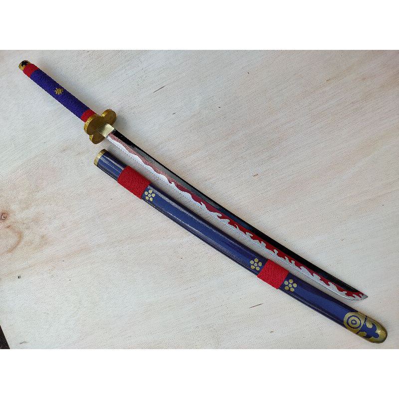 pedang kayu enma zoro cosplay anime
