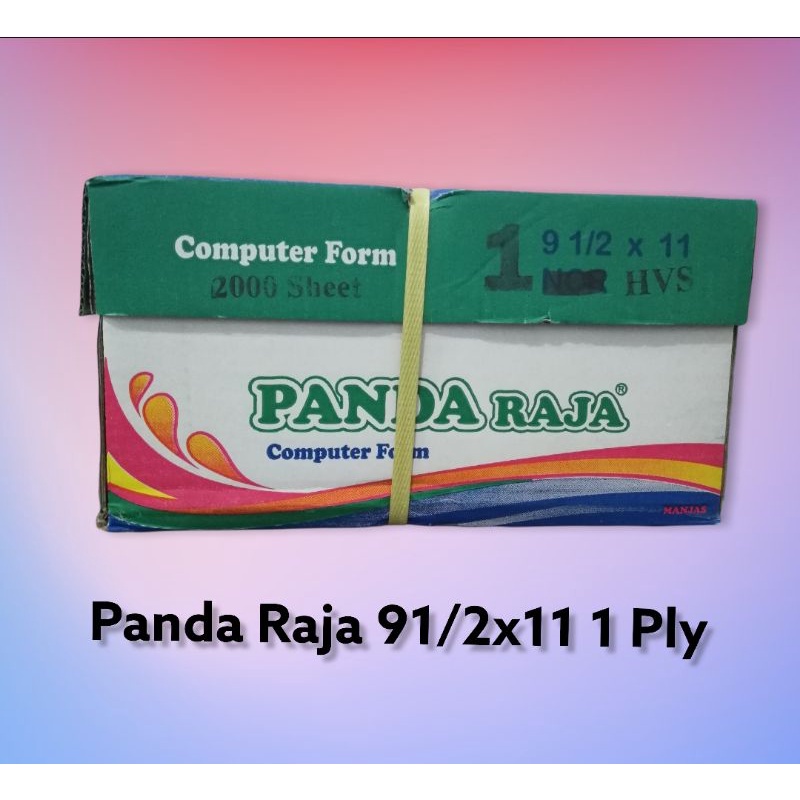 

PANDA RAJA kertas Continious form 91/2x11 1 Ply