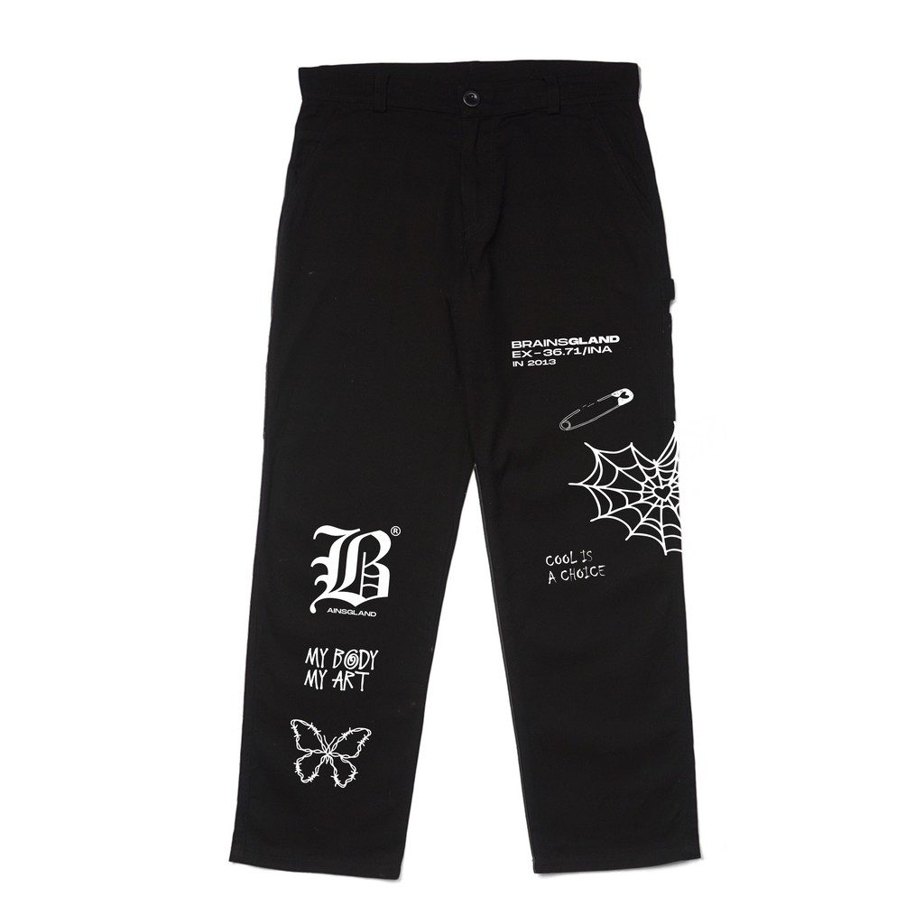 Long Pants | Mixsed | Black | Brainsgland