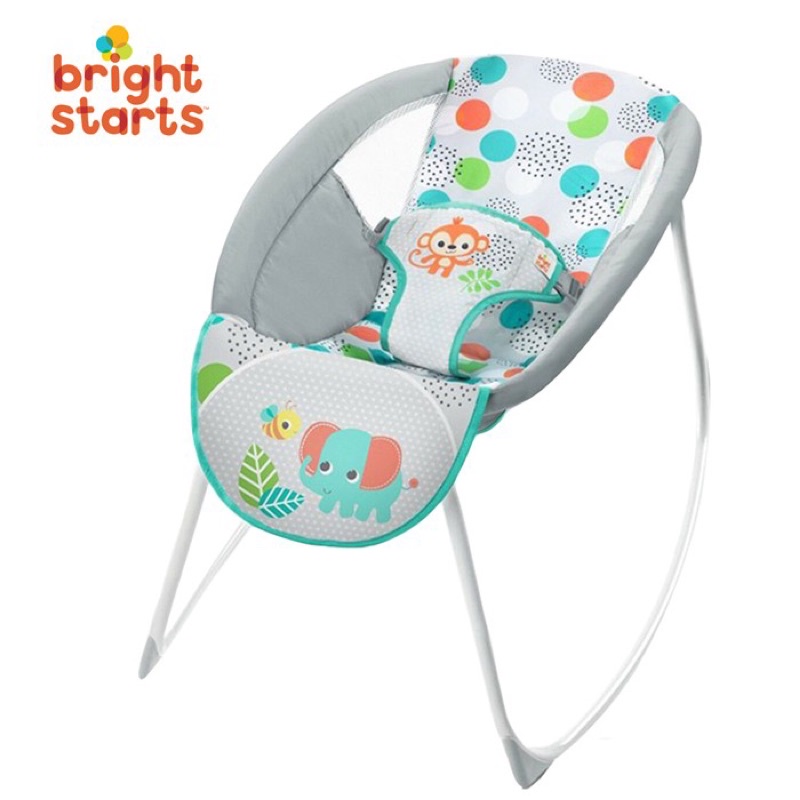 BRIGHT STARTS JUNGLE BURSTS TEMPAT TIDUR BAYI ROCKING SLEEPER