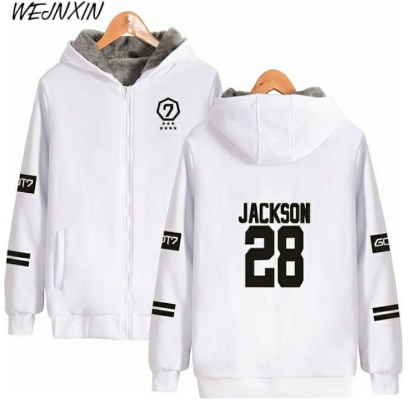 JAKET GOT7 BIGSIZE KPOP/ HOODIE ZIPPER MEMBER IGOT7 ALL SIZE S M L XL XXL 3XL 4XL 5XL 6XL