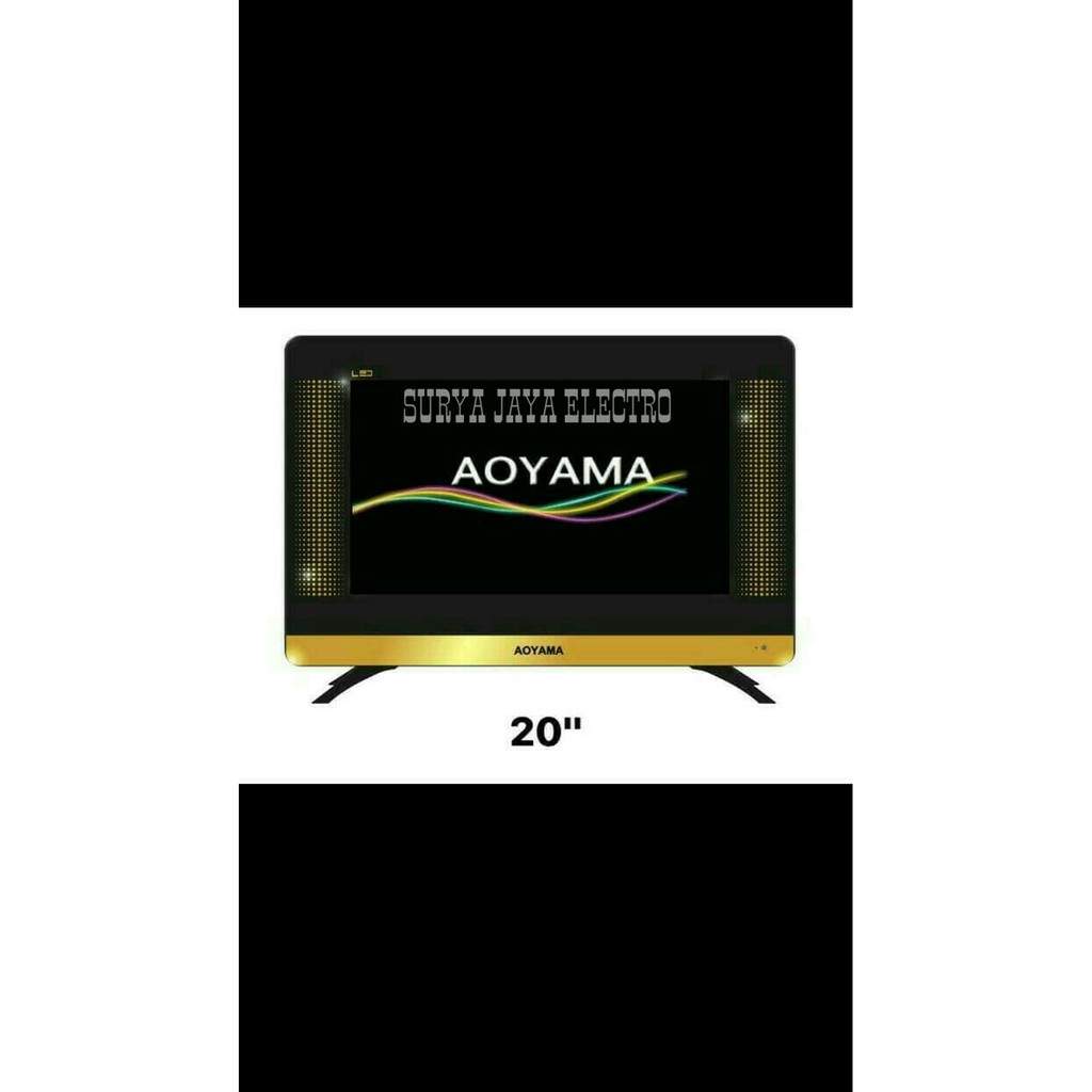 TV LED AOYAMA 20 INCH USB MOVIES FREE ANT DALAM