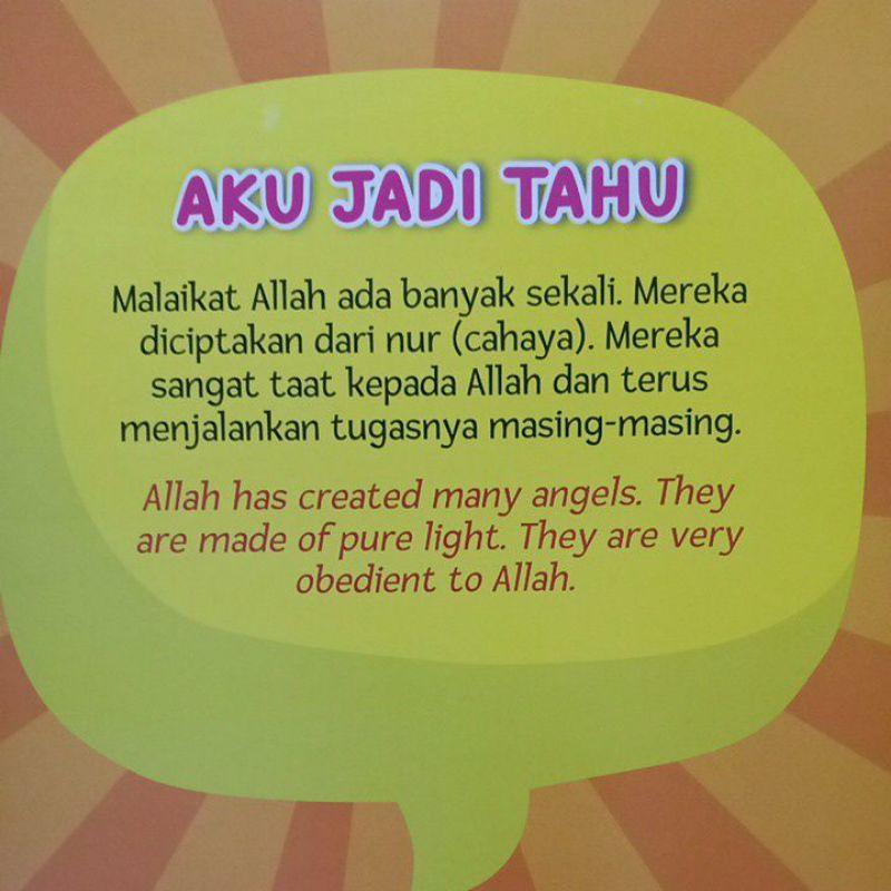 Buku Seri Rukun Iman Malaikat Allah Yang Selalu Taat