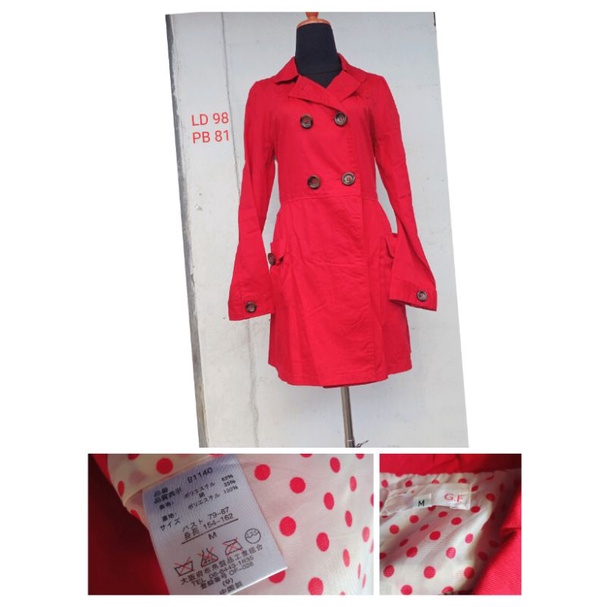 Coat merah cabe
