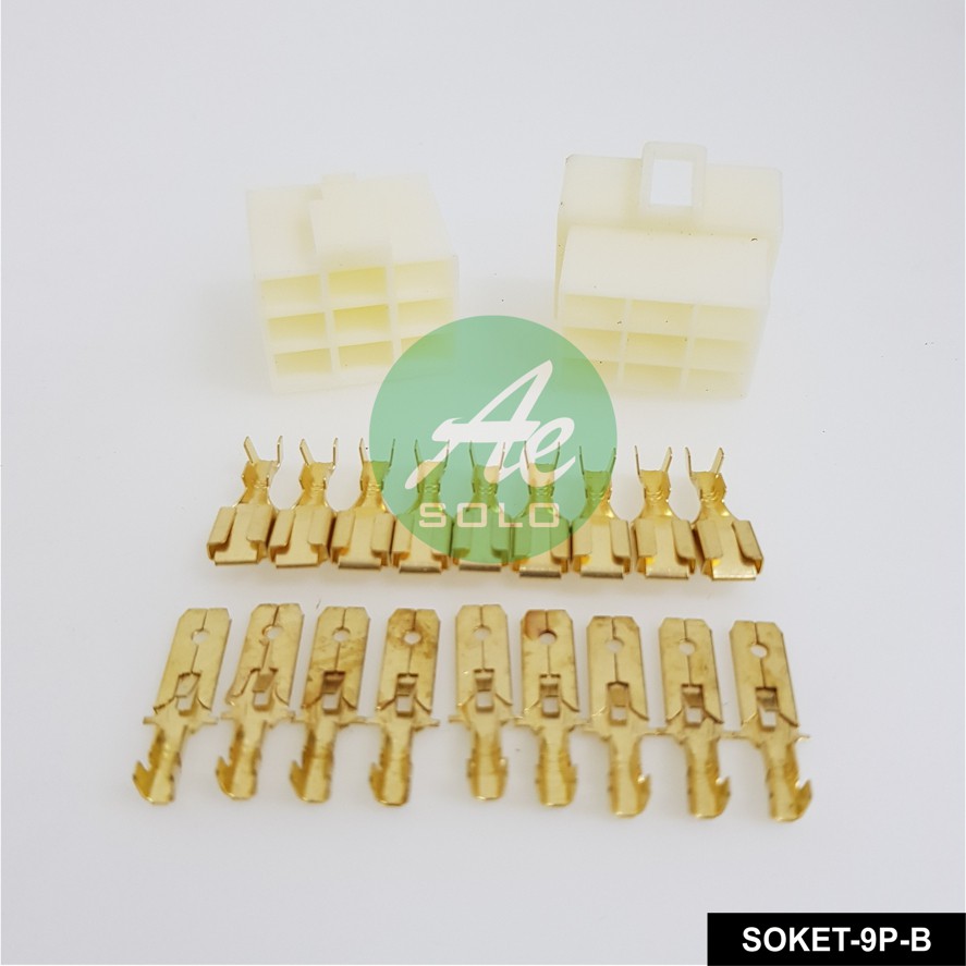 Soket Mobil Motor Soket Otomotif Automotive Connector 2P 3P 4P 6P 9P