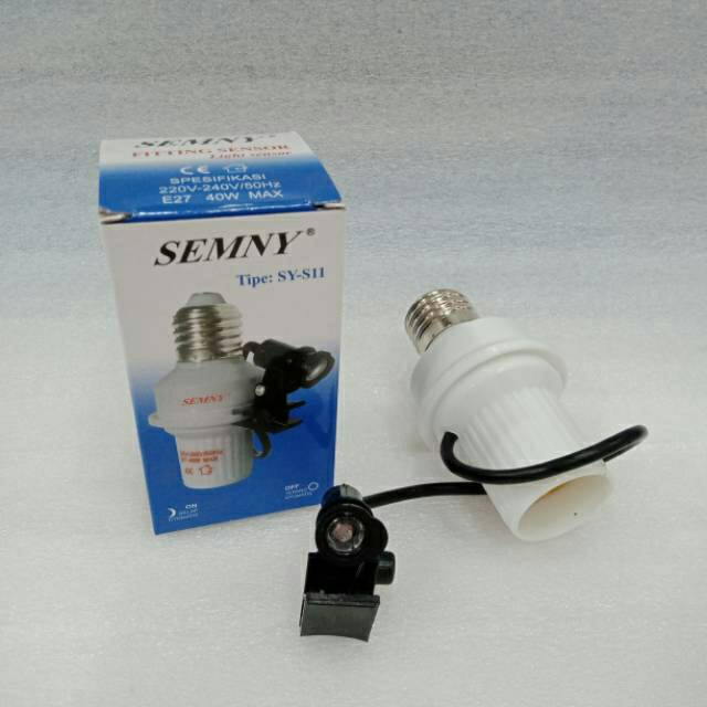 FITTING LAMPU SENSOR - FITTING SENSOR /Fitting Lampu Otomatis Sensor Cahaya