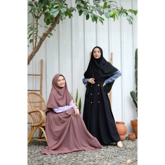 Lubna Overall | Dress Gamis Murah Kekinian by @ym_project
