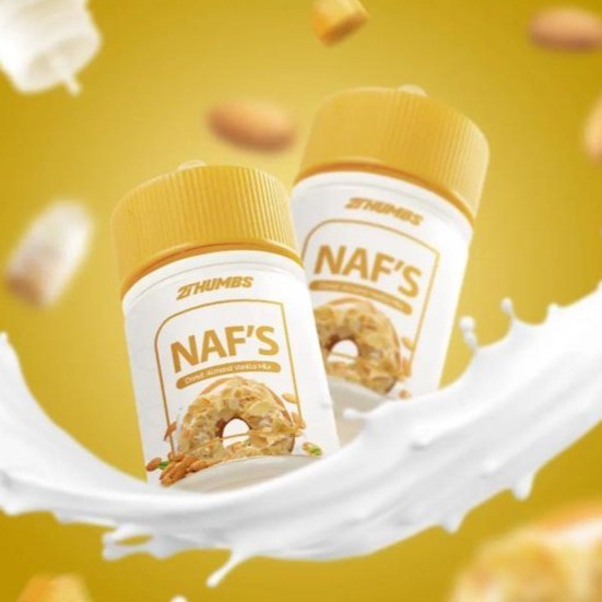 NAF'S V2 LIQUID  NAFS V2 60ML DONUT ALMOND CUKAI