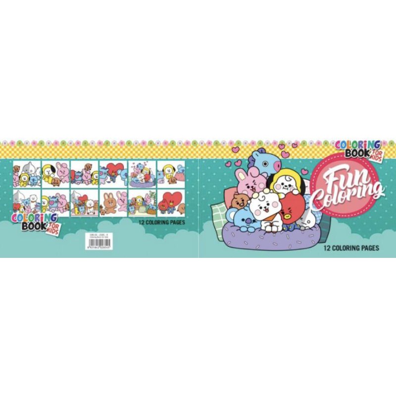 buku mewarnai anak/DRAWING BOOK-BTS KECIL