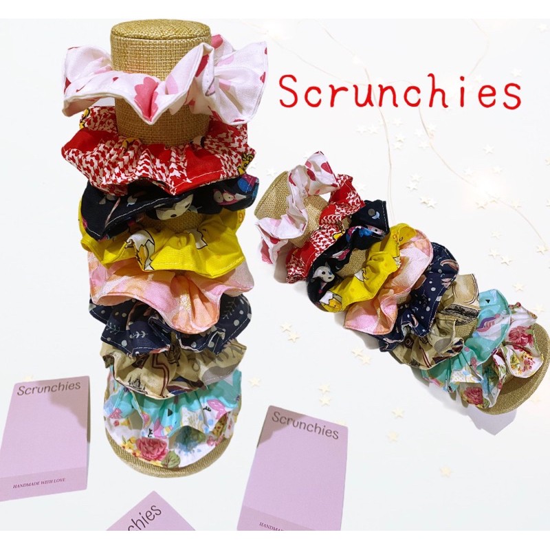 Fawn’G Handmade - 3pcs Scrunchies motif Anak lucu lucu