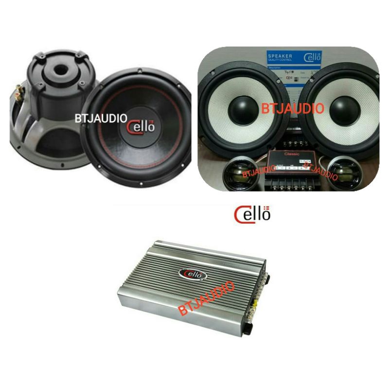 PAKET AUDIO MOBIL SQL CELLO (Denmark Technology) - ORIGINAL RESMI CELLO INDONESIA