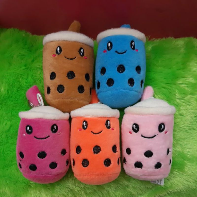 Gantungan kunci boba murah