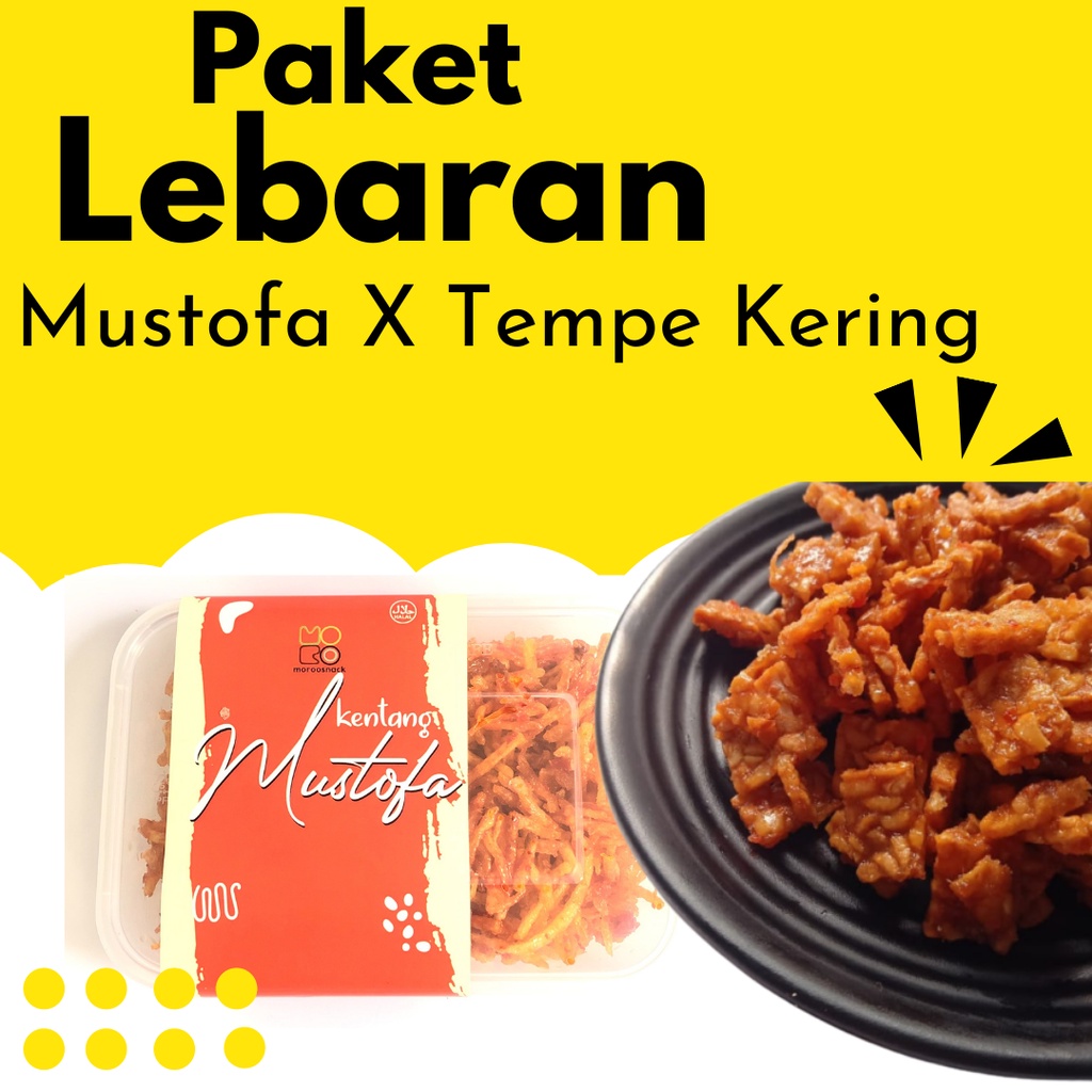 

Paket Hampers Lebaran Idul Fitri Makanan Kering Mustofa Kering Tempe