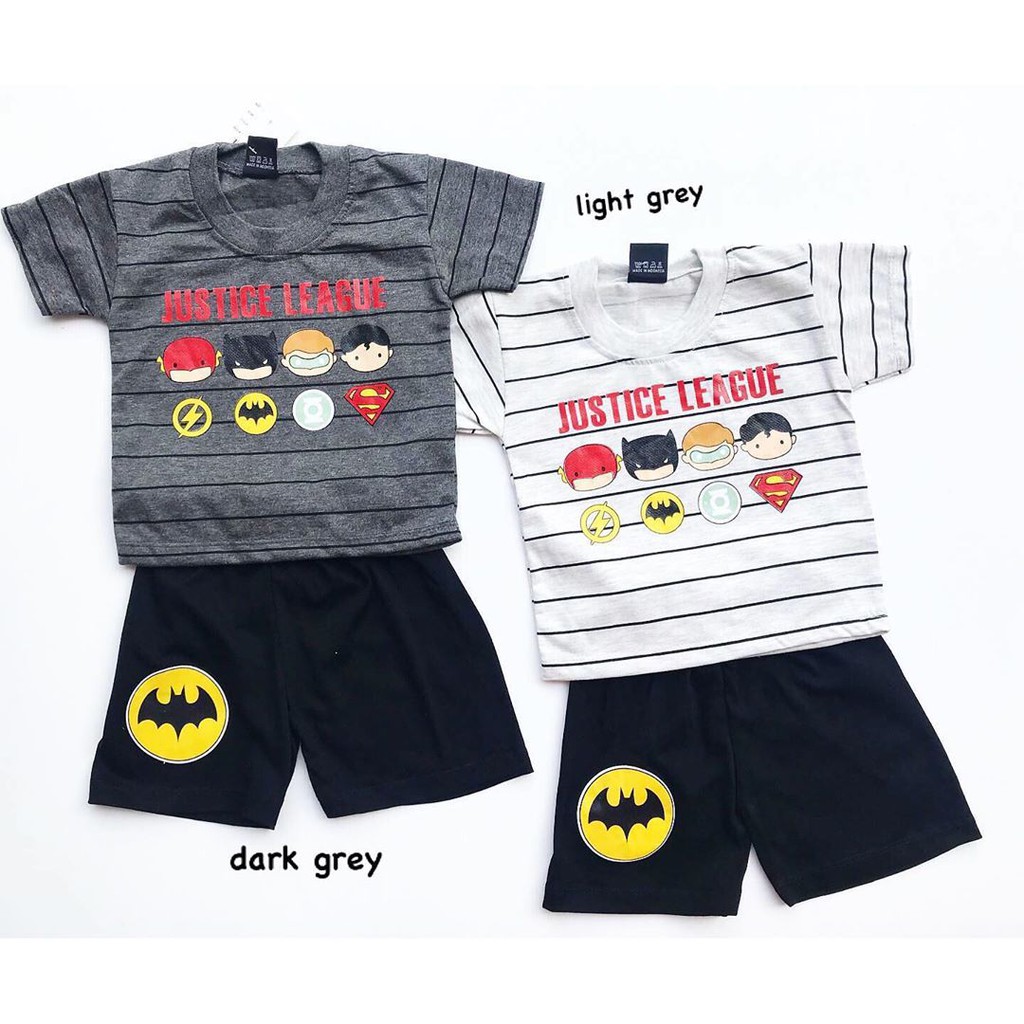 Justice Setelan Anak Baju Setelan Kaos Celana Pergi Jalan Lucu Fashion Anak Bayi Cowok Laki Terlaris
