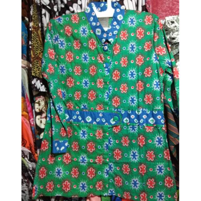 TERMURAH! BEST SELLER BLOUSE BATIK WANITA UKURAN ALL SIZE FIT TO L BAHAN KATUN HALUS - FASHION OOTD