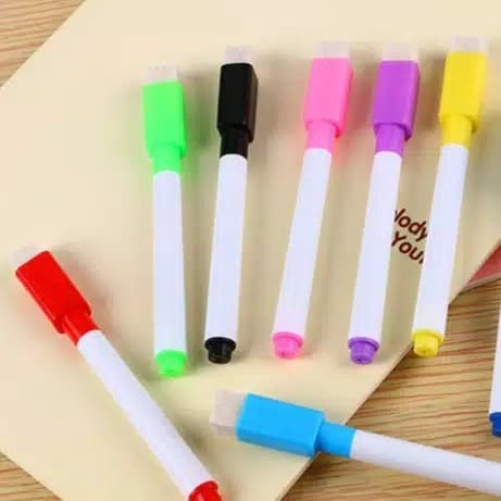 

spidol papan tulis hitam penghapus kecil anak menulis whiteboard TIDAK permanen