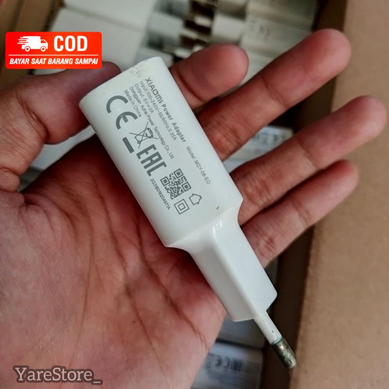 ADAPTOR BEKAS XIAOMI REDMI ORI COPOTAN HP 100% | Output 2A MDY-08-EO