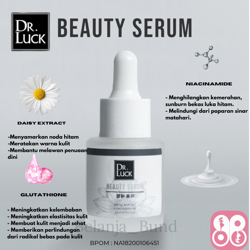 Beauty Serum BPOM 15ml | Dr. Luck