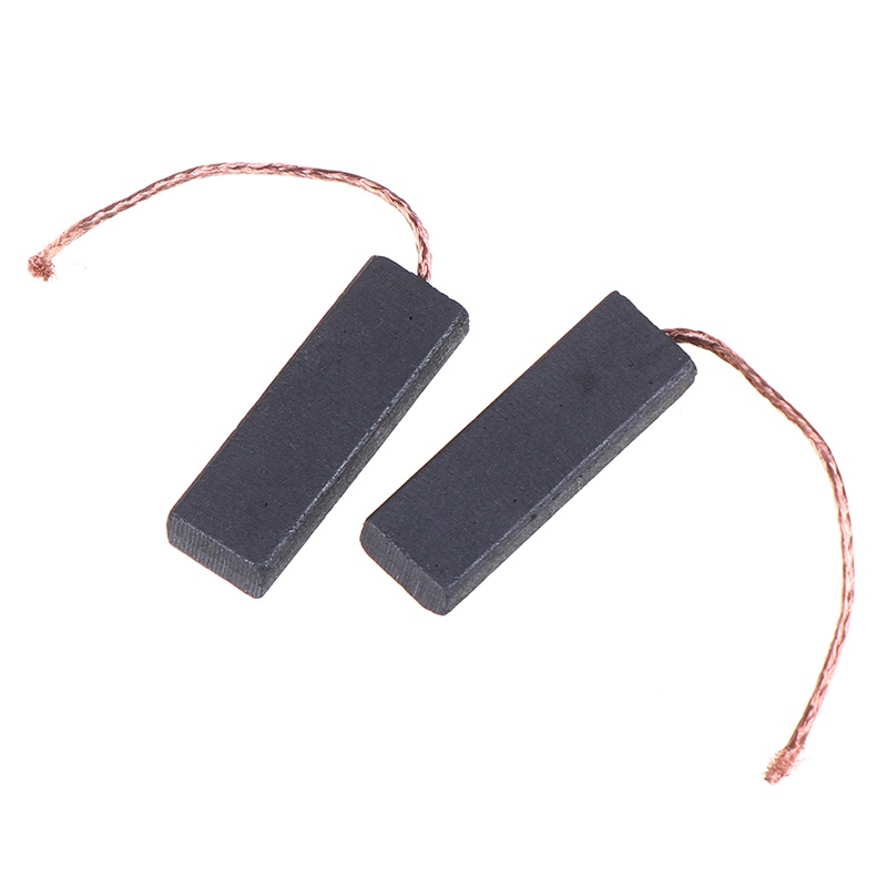 (Happy) 2pcs Sikat Karbon Warna Hitam Ukuran 5x13.5x40mm Untuk Mesin Cuci