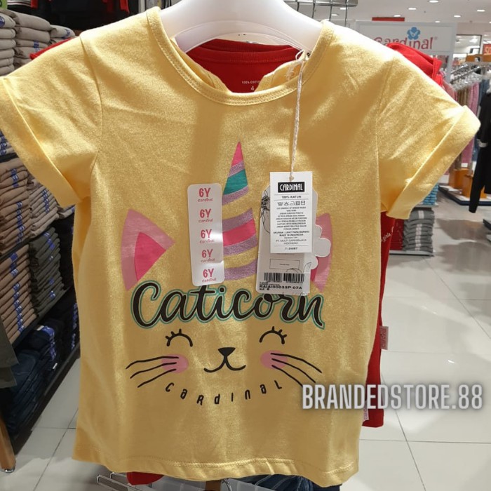 Cardinal Baju Anak PeremPuan Lengan Pendek Original