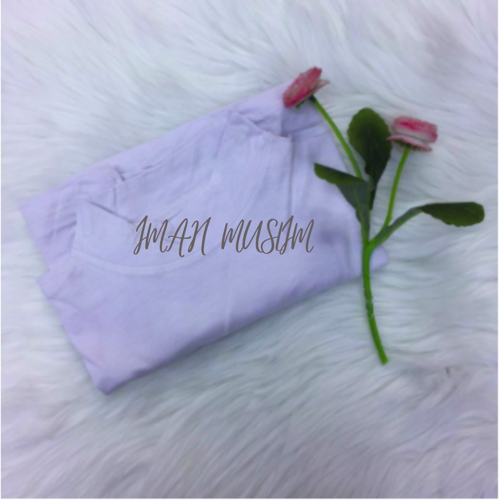 Manset Kaos Tanpa Lengan Inner Buntung Spandek Premium Turtleneck-PUTIH