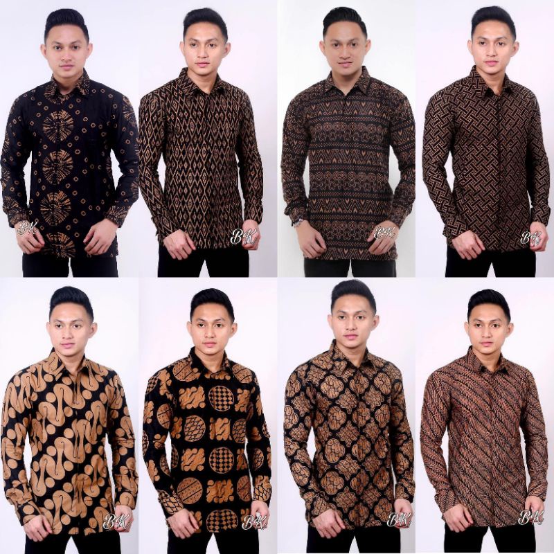 KEMEJA BATIK LENGAN PANJANG TERVIRAL DI SHOPEE ORIGINAL NO KW READY SERAGAM HARGA GROSIR