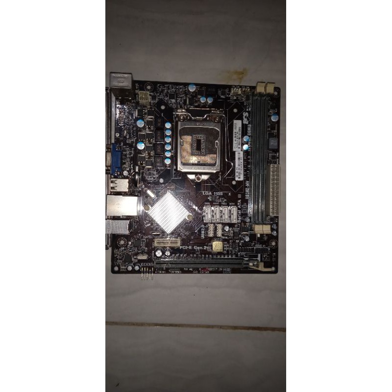 Motherboard ECS H61H2-MV Soket 1155 bonus prosessor intel G630