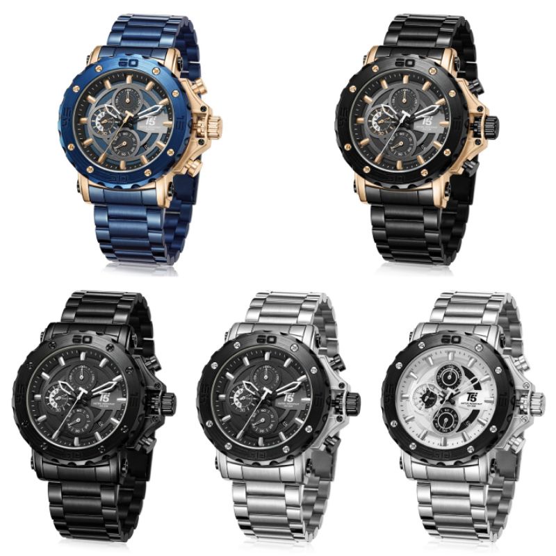 Jam tangan Original T5 H3702 3702 Stainless, H3865 3865 Rubber  Model AC 9205