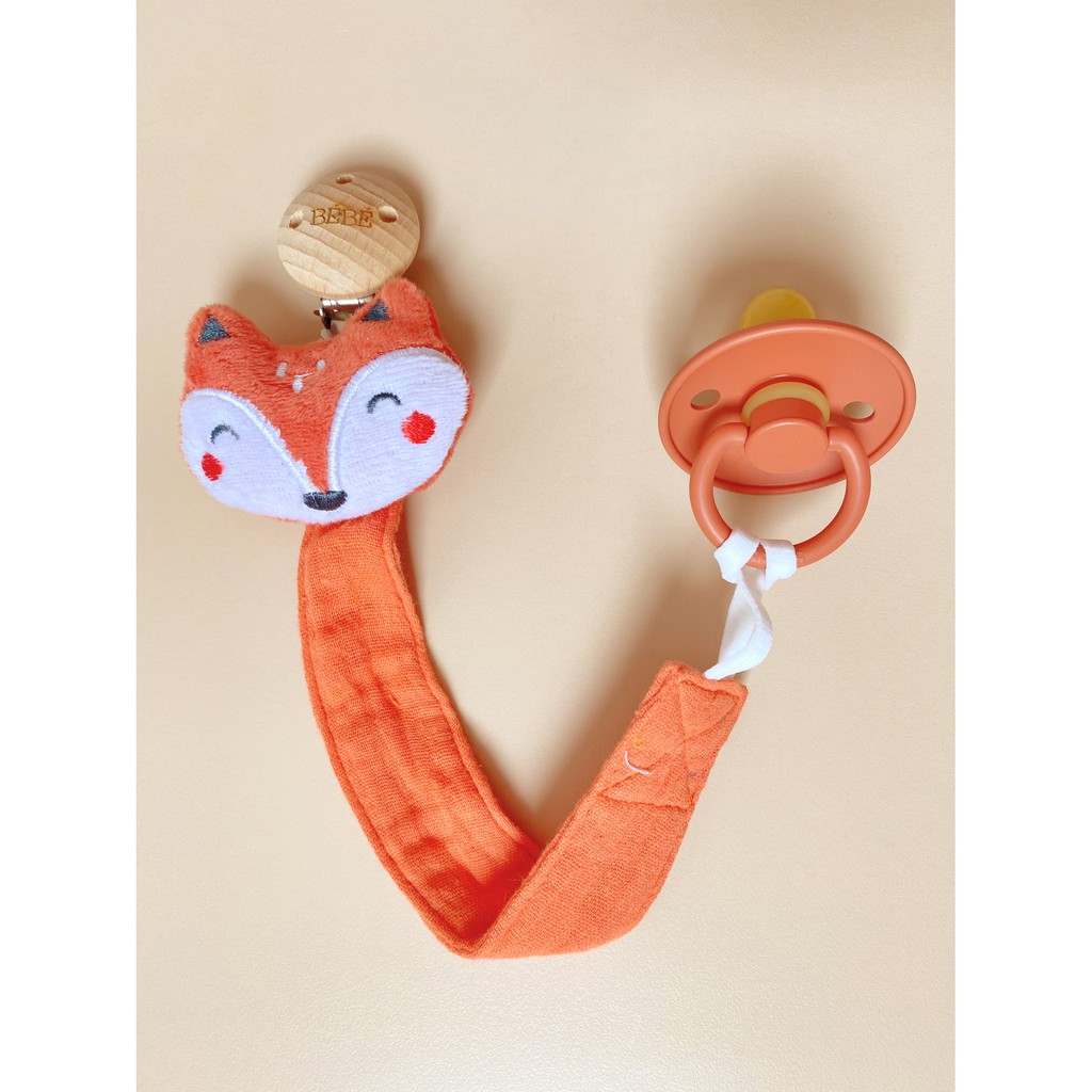 BEBE Cotton Fabric Pacifier Clip | Klip Jepitan Empeng Kain