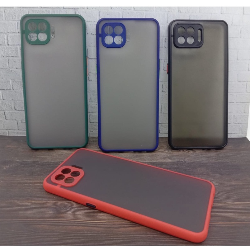 Casing Oppo Reno 4F Dove Matte Transparan Slim Fuze Macaron My Choice Case - Acc Plus