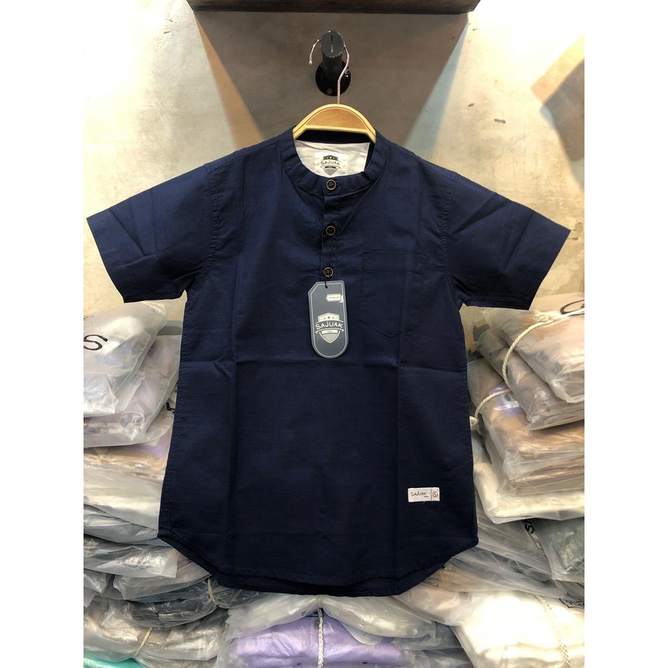 SAJUAK BAJU KURTA KEMEJA KOKO  ANAK  KEMKO PRIA LENGAN 3/4 SEMI KOKO TERBARU ORIGINAL AGERA SAJUAK