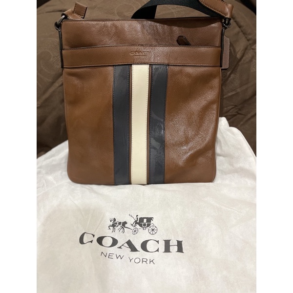 Coach Post Man Stripe Bag