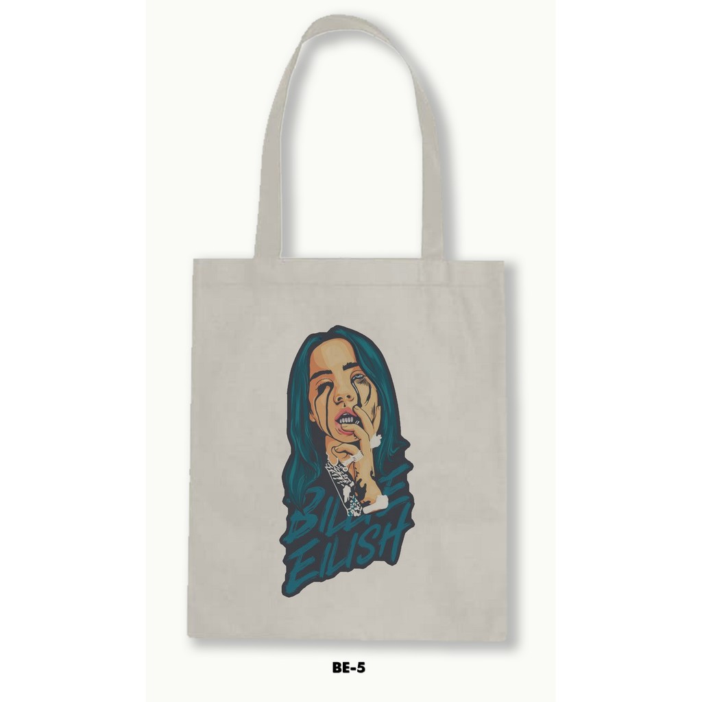 TOTE BAG BLACU - BILLIE EILISH