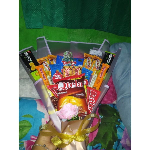 

Bouquet Snack Bucket Snack Wisuda Boneka