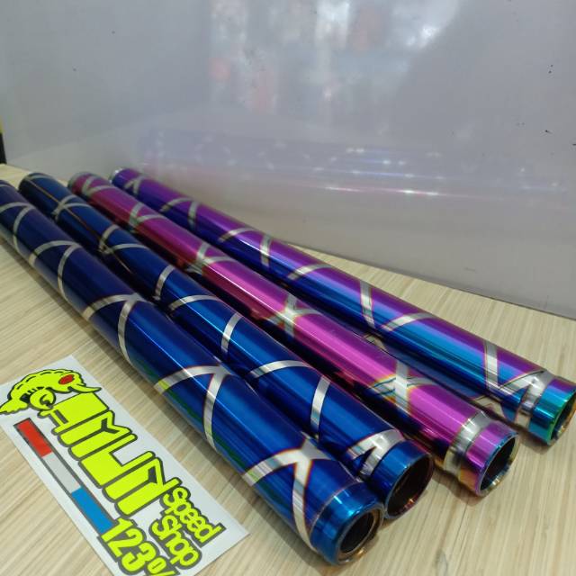 As shock depan mio rainbow x blue x 26mm