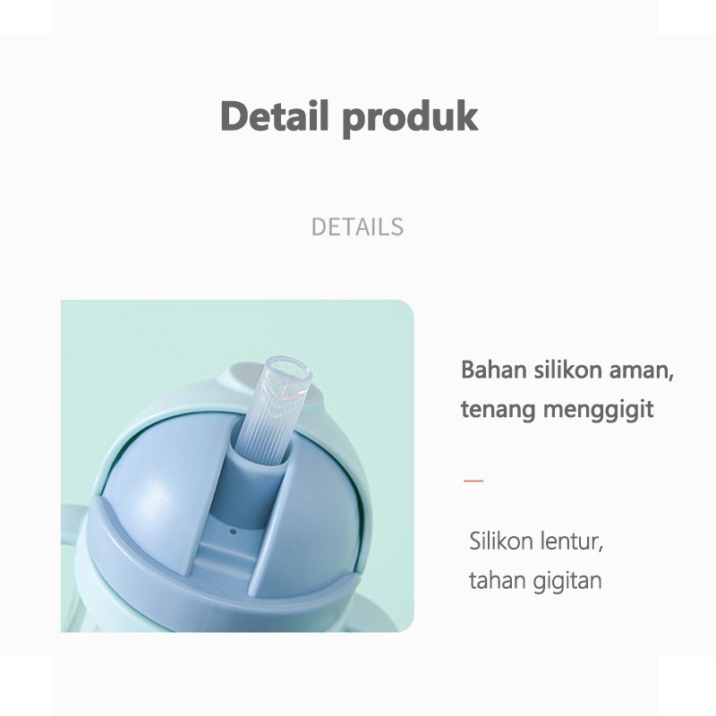 BPA FREE baby drink bottle / training cup / botol minum bayi an tumpah/C 205