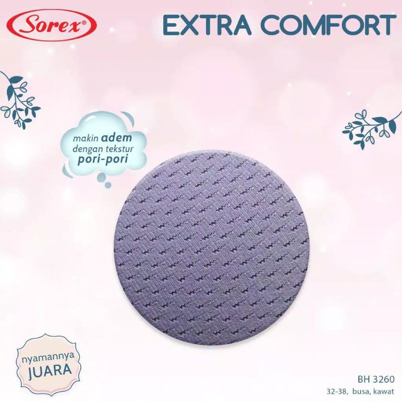 SOREX bra extra Comfort  3260 Busa tipis Berkawat