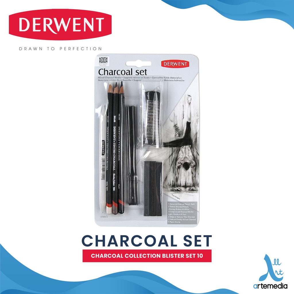

Derwent Charcoal Collection 10 Blister Set