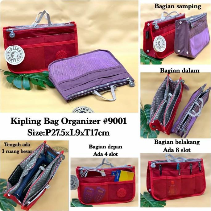 Bag organizer/bag in bag/dalaman tas kipling premium original