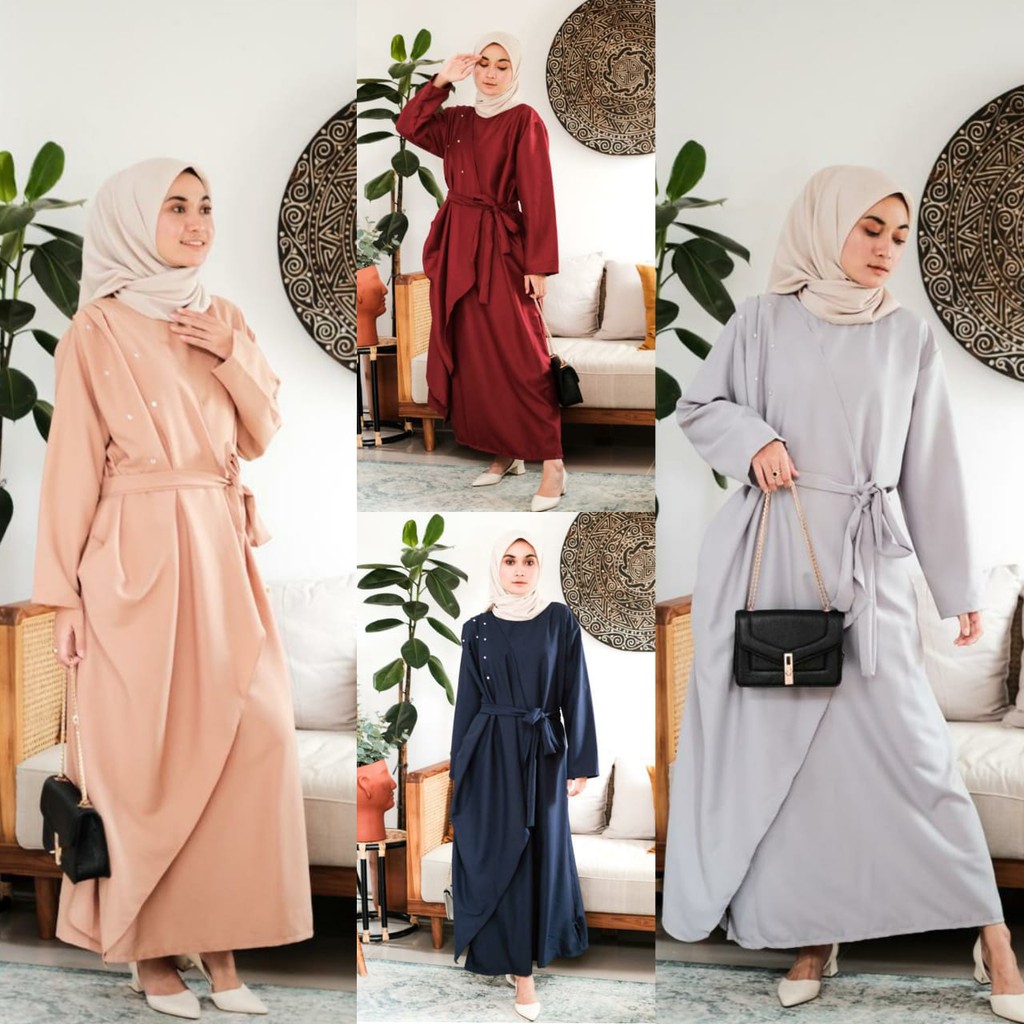 DISKON - YUANITA DRESS - FLOTTILICIOUS / DRES MURAH / GAMIS MURAH / DRES MUSLIM / GROSIR BAJU ONLINE