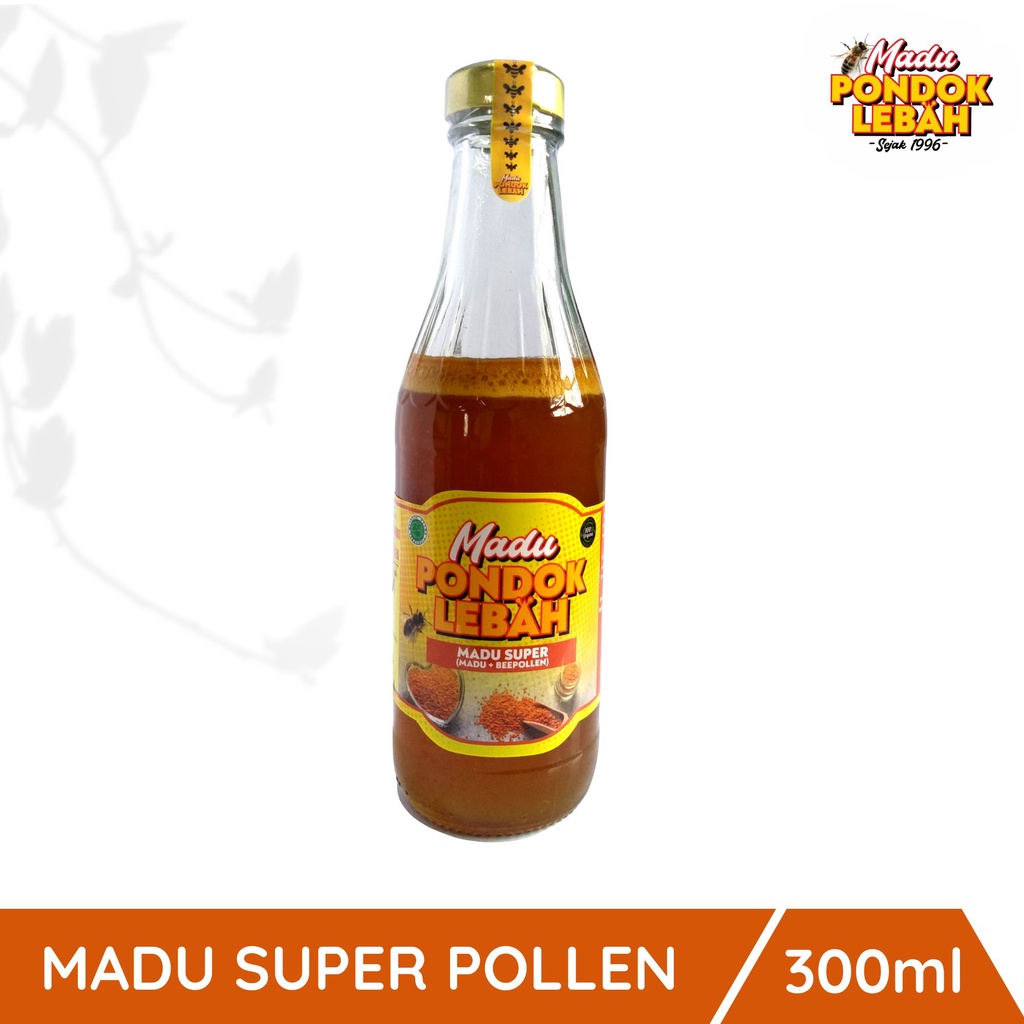 

Madu Asli Murni Super Pollen 300ml