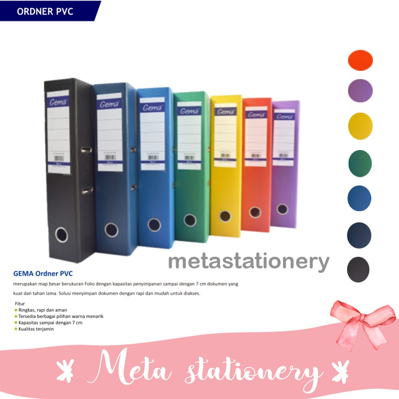 

Odner Gema Folio 7,5 cm ( Warna Lengkap )