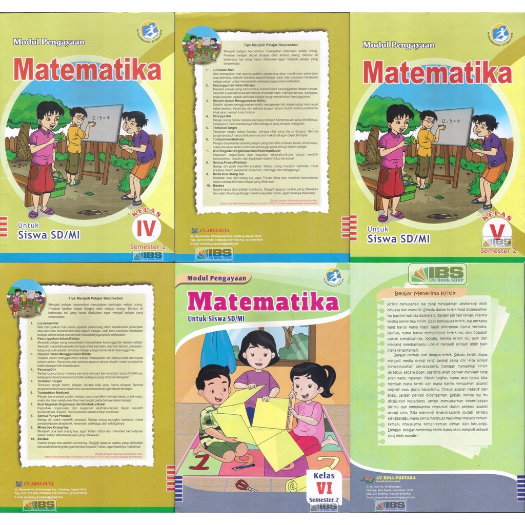 LKS MATEMATIKA Kelas 4 5 6 SD - Semester 2 - Kurikulum 2013