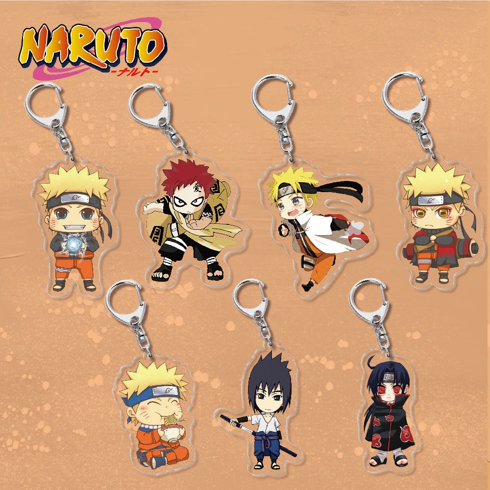 Lanfy Gantungan Kunci Motif Anime Naruto Bahan Akrilik